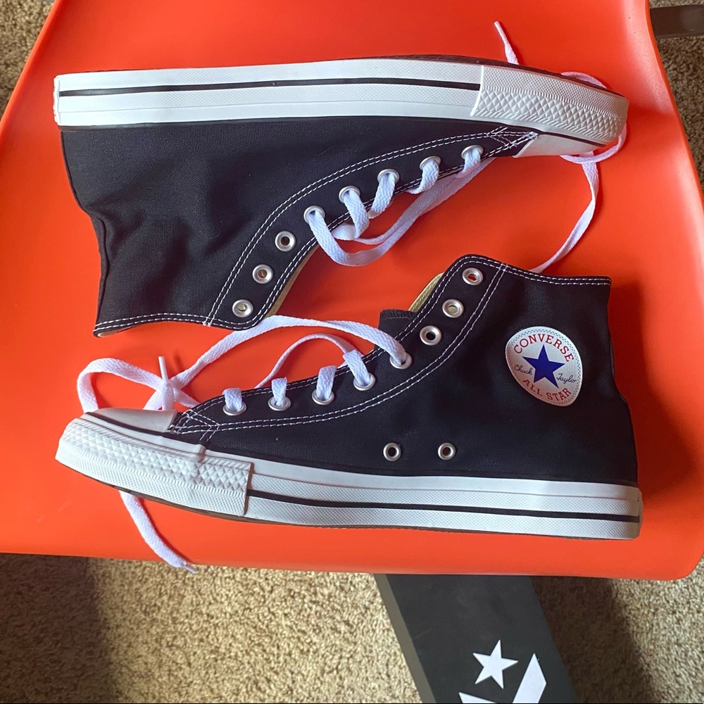 Converse All Star black and white high tops